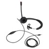 Telephone Headset Noise Reduction Volume Control 3.5mm Straight Plug Unilateral