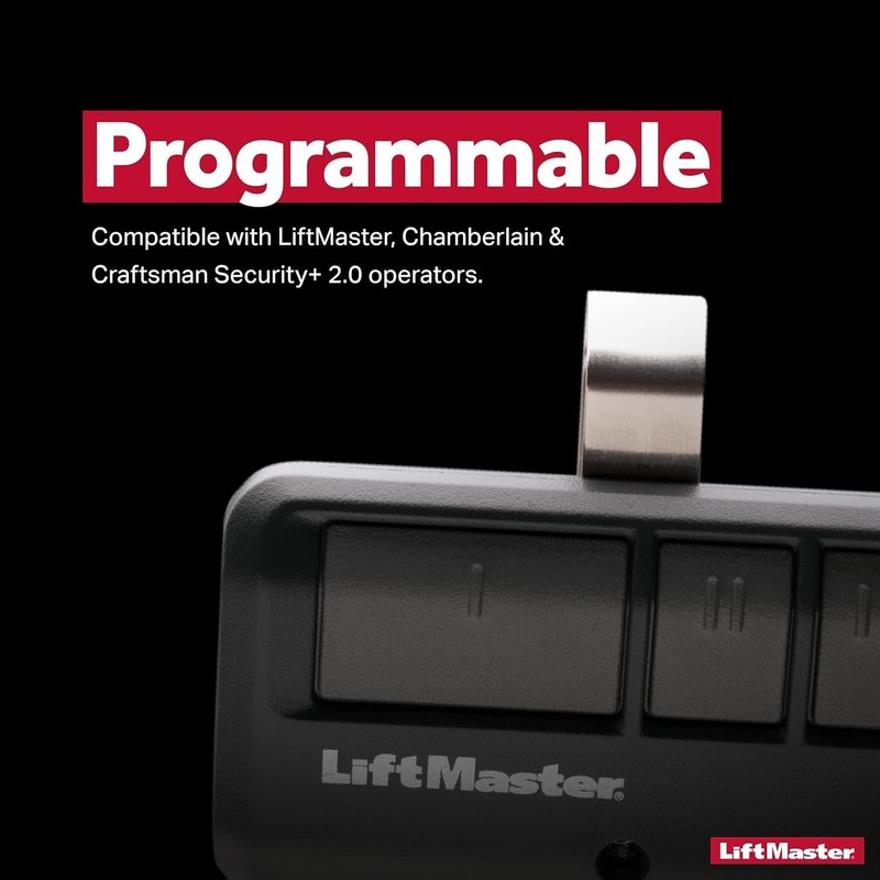LiftMaster 893LM Security+ 2.0 3-Button Visor Clip Garage Door Opener
