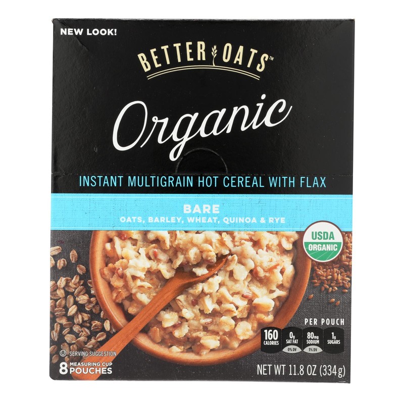 UD_Better Oats Organic Instant Multigrain Hot Cereal-Bare 11.8 oz Bottle