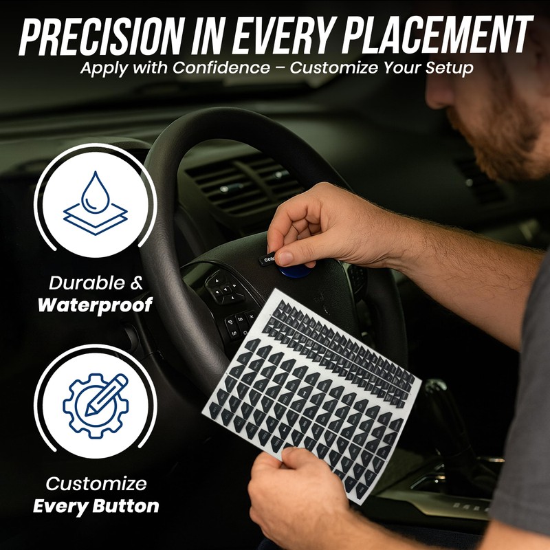 UBL Replacement Legend Stickers for Feniex 4200 Controller (Full Size)