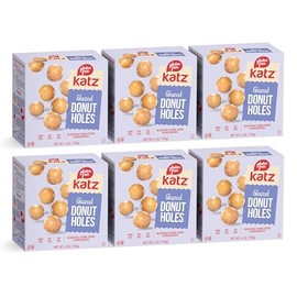 Katz Gluten Free Glazed Donut Holes. Free of Dairy, Soy, Tree Nuts, and Peanuts, Kosher 6oz (6pk)