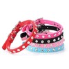 Bling Crystal Dog Collar with Leash Set Cute Rhinestone Bone