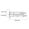 Create idea Low Profile Bracket Compatible with MSI GTX1050 LP