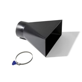 PROVISO TOOLS Suction Funnel - Extraction Funnel for Workshop, Extraction System, Suction Funnel 100 mm, Suction Funnel, 255 x 228 x 110 mm with 100 mm Opening Including Hose Clamp