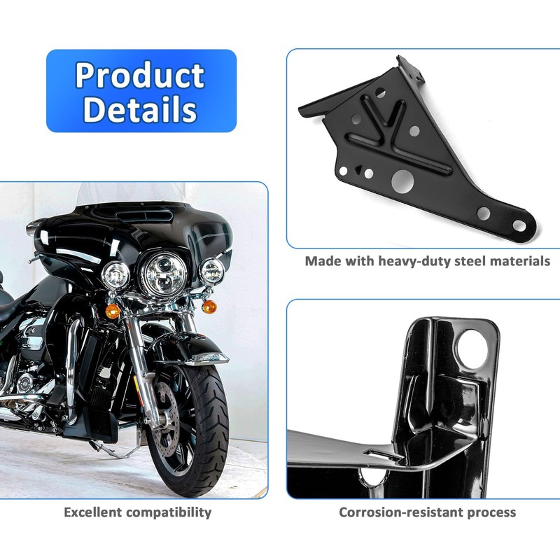Wsays Inner Fairing Support Bracket (Left/Right) Heavy Duty Compatible with