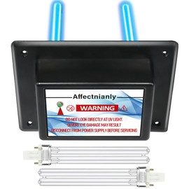 Air Scrubber R2000 UVC Light for HVAC System Dual Lamp 24w Power Consumption,110V Work Around The Clock, Four Lamps