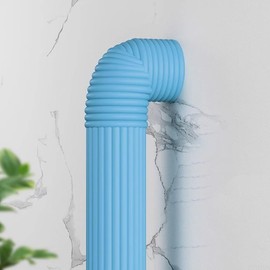 Self Sealing Pipe Insulation Foam Outdoor Water Pipe Frost Protection Noise Reduction Winter Foam Insulation Tape (Blue)
