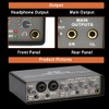 Roarrter Professional 24Bit 192KHz Audio Interface 2 Input Sound Card