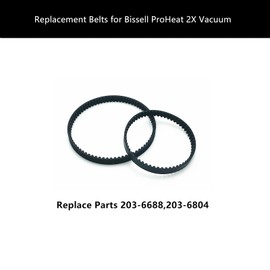 CPAI Replacement Belts for Bissell ProHeat 2X Vacuum,Compatible with Models 1383R,1383,9200,9300,9400,9500,8920,89203,8920V,47A21,66Q4,66Q42,Series (4 Belt)