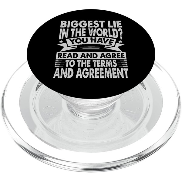 Biggest Lie In The World? Funny - Computer PopSockets PopGrip