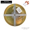 Ultralux 11 Inch Classic Brushed Gold LED Ceiling Light Fixtures,