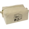 'UK Bus' Canvas Wash Bag/Makeup Case (CS00038249)