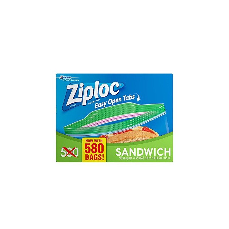 Ziploc Sandwich Bag 4-Pack (145 Count)