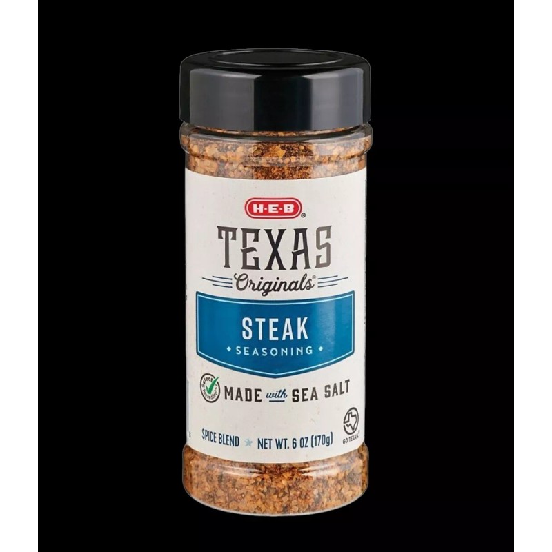Texas Originals Steak Seasoning Made With Sea Salt 6oz