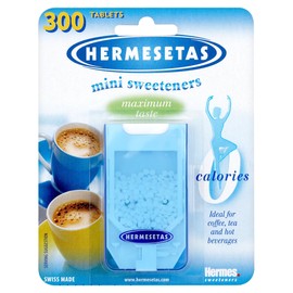 Hermesetas Mini Sweeteners 300 Tabs 4.5 g (Pack of 12)