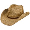 Lipodo Tencova Western Straw Hat - Natural Colour Hat -