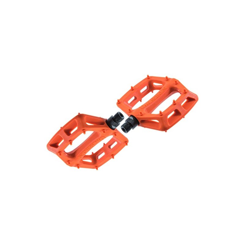 DMR V6 Plastic Pdl - Orange, CrMo Axle