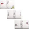 Kamiiso Japanese-made Washi Paper Kaishi Otome Kaishi Paper 3-piece (FruitSyrup・Fork&Spoon・Coffee)