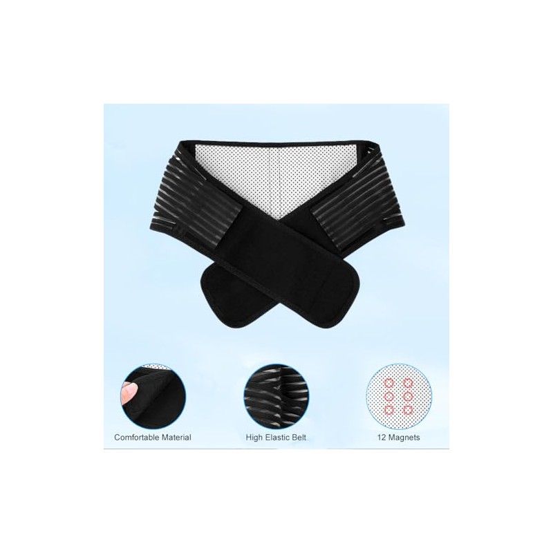 ACWOO Heated Back Support Belt, Self Heating Lower Back Support