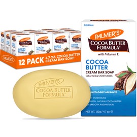 Palmer's Cocoa Butter Formula with Vitamin E Daily Skin Therapy Formula Cream Soap, 3.5 Ounces (Pack of 12)