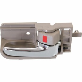 For Toyota Tacoma 2005-2012 Interior Door Handle Front, Passenger Side Brown bezel with chrome lever | With door lock button | Trim: Base/Pre Runner/X-Runner | TO1353138 | 6920502090