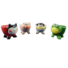 Egg Cups Animals Set of 4