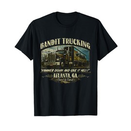 Huiibao Funny The Bandit Retro Trucking 1977 T-Shirt