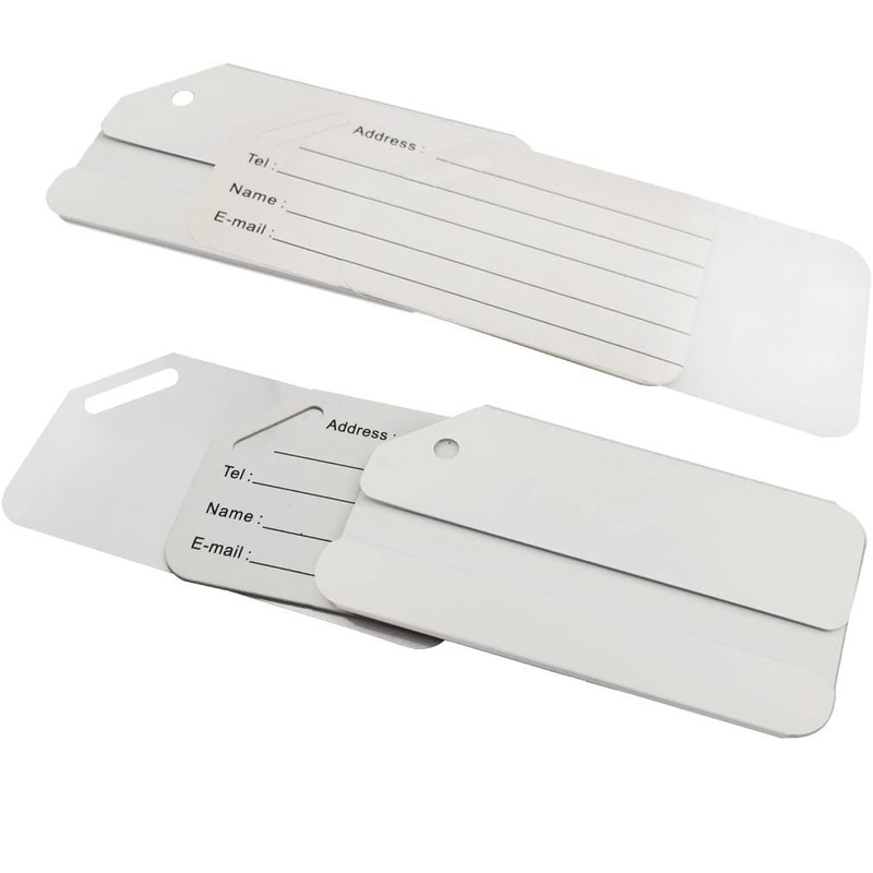 Luggage Tag Aluminium Suitcase Name ID Label Baggage Bag Holiday