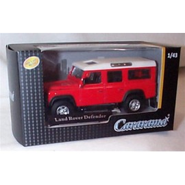 Corgi Cararama LAND R0VER Defender Masai Red car 1:43 scale diecast model