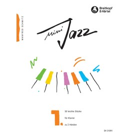 Mini Jazz, Book 1 - 50 Easy Pieces for Piano solo - (DV 31091)