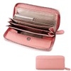 Yocipa Genuine Leather Wallet, Women's, Round Zipper, Long Wallet, Large
