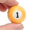 GOTOTOP 16PCS 32MM Mini Pool Ball Billiard Set,Resin Kids Pool