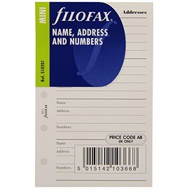 Filofax Mini Name/ Address/ Telephone Number