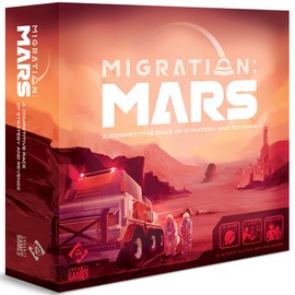 Enhance Games: Migration Mars - Strategy Board Game, 2-4 Players, Ages 12+, 90-120 Min Play Time Multi