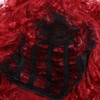Curly Wavy Wigs Women Female Synthetic Hair Burgundy Wigs for