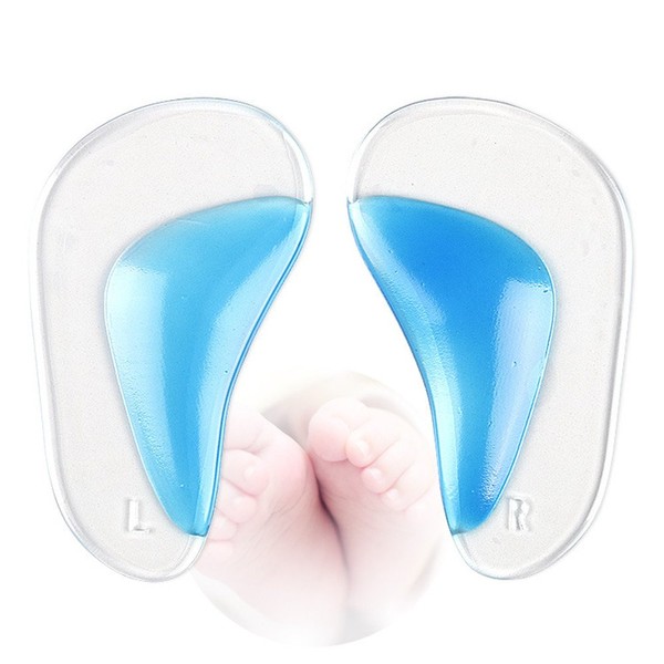 Careor 2 Pair Arch Support Orthotic Insoles for Plantar Fasciitis/Fallen Arches also Plantar fasciitis Arch Pads/Dampers for Men and Women blue