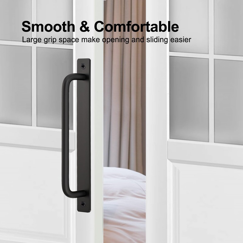 Ravinte Barn Door Handles 2 Pack Sliding Door Handle 7.5"