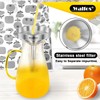 Walfos Extra Large Stainless Steel Funnel with Venting Slot, Kitchen