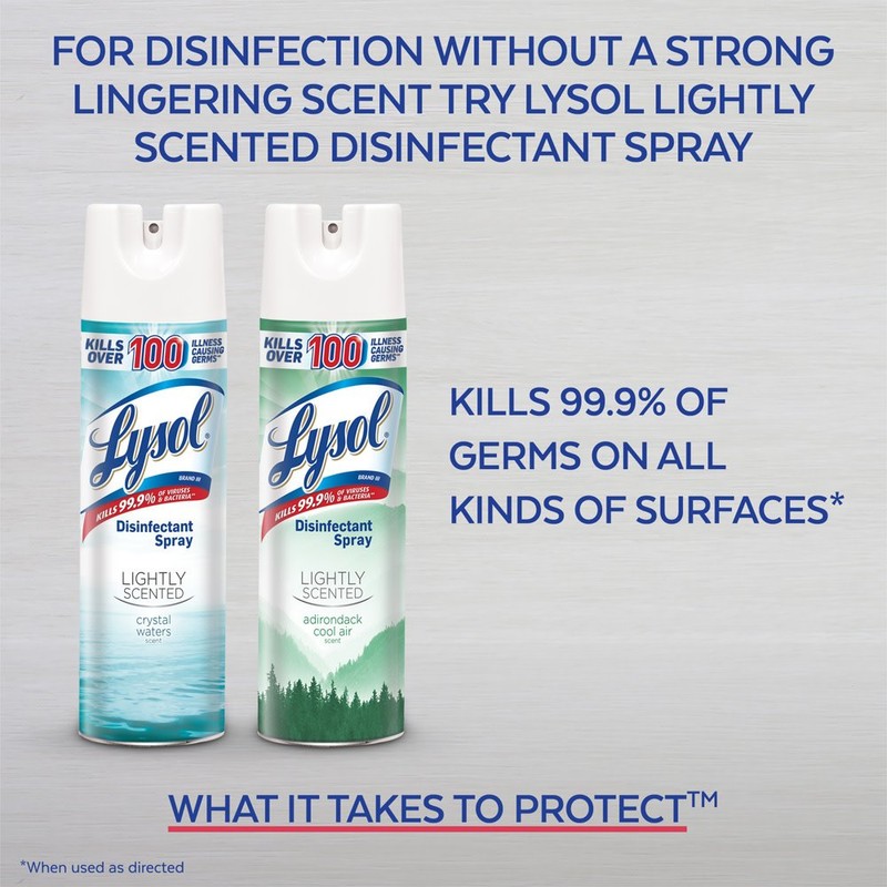 Lysol Disinfectant Spray, Sanitizing and Antibacterial Spray, For Disinfecting and