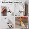Drywall Knife Set, 14Pcs Stainless Steel Putty Tools Includes Putty