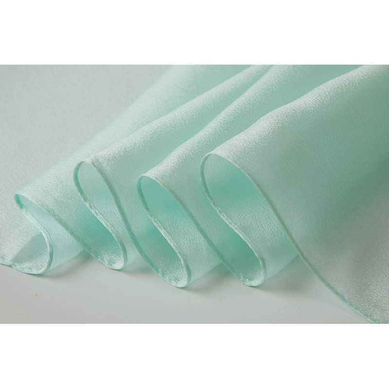Cyzlann Women's Scarves 100% Silk Long Lightweight Scarfs for women(pure
