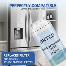 Water Filter for WRF535SWHZ,WRF555SDFZ,WRX735SDBM,WRX735SDHZ,GZ25FSRXYY,GI6FDRXXY,GI6FARXXY,GX5FHTXVY Replace EDR4RXD1.