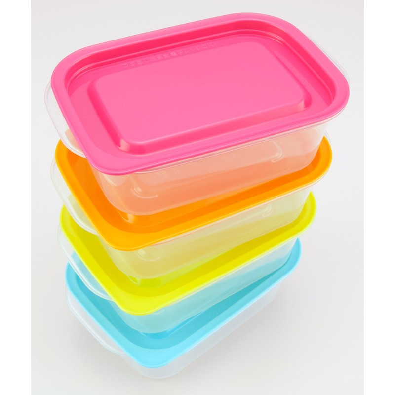 Inomata Kagaku “Rakuchin-Pack” Microwavable Containers, Microwavable With Lid Still On,