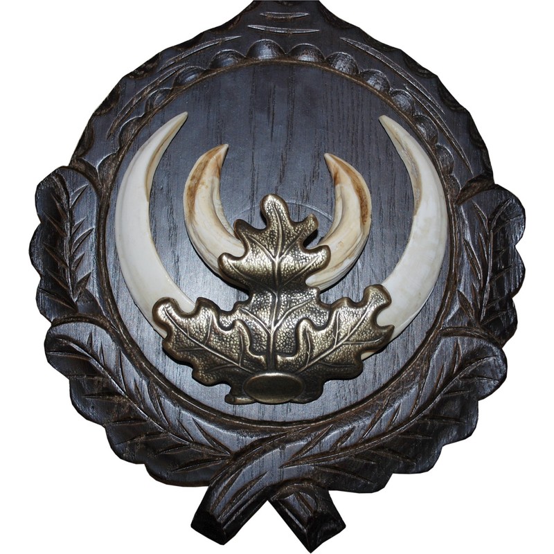 EUROHUNT Eichenlaubabdeckung Cover, Bronze, L