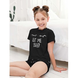 Kingdenergy Girls Summer Cute Print Shorts Set T-Shirt and Short Pant 2 Piece Outfits Clothing Sets