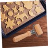 OHPHCALL Wooden Rolling Pin Kitchen Utensil Non Stick Dough Roller