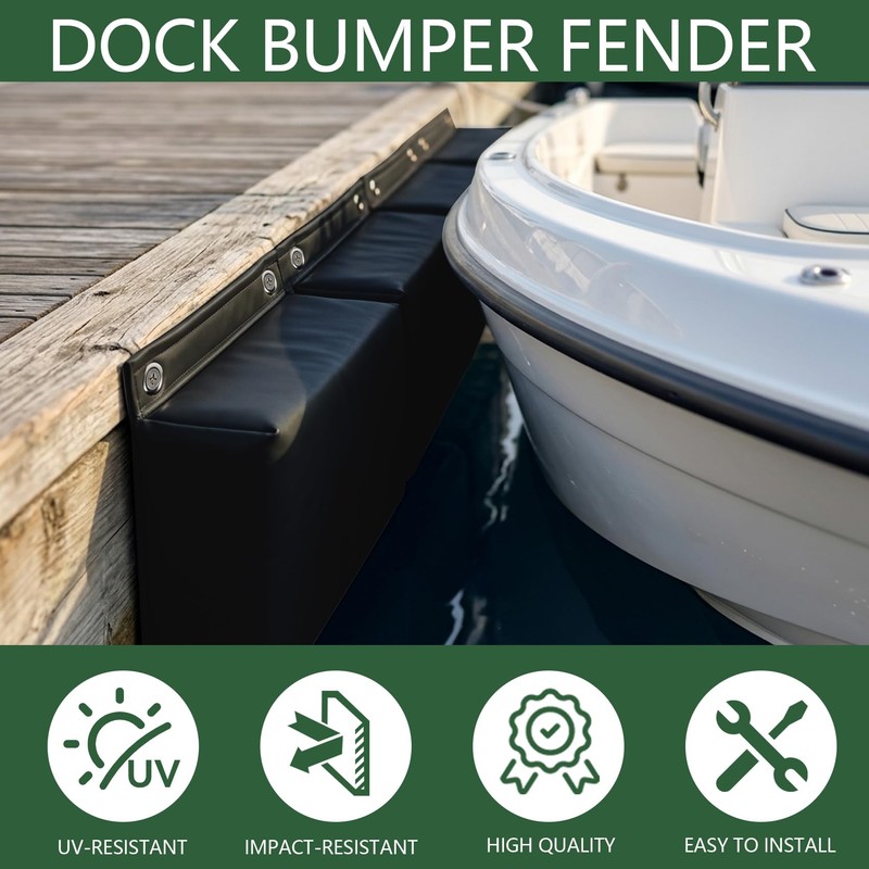 Dock Bumpers, 48'' Boat Dock Bumper Guards Marine Boat Bumpers