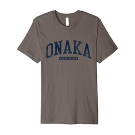 Onaka South Dakota SD College University Style Blue Premium T-Shirt