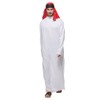 EraSpooky Arabian Costume Men Sheik Robe Fancy Dress Arab Cloth
