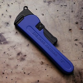 Windproof Torch Lighter, Pipe Wrench Inflatable Lighter, Fun Novelty Lighter, Jet Torch Lighter, Refillable Butane Torch Lighter, Cool Tool Lighter, Unique Gift for Men, Candle BBQ (No Gas) (Blue)